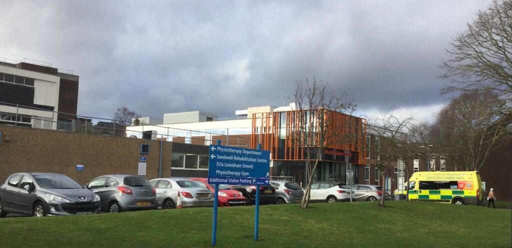 Photo of Sandwell General Hospital in West Bromwich